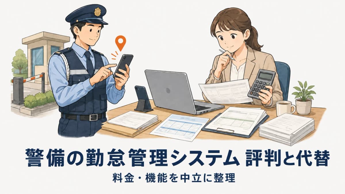 KB-Kintaiの評判・料金は?警備の勤怠管理での使い方と代替を解説【2026年版】