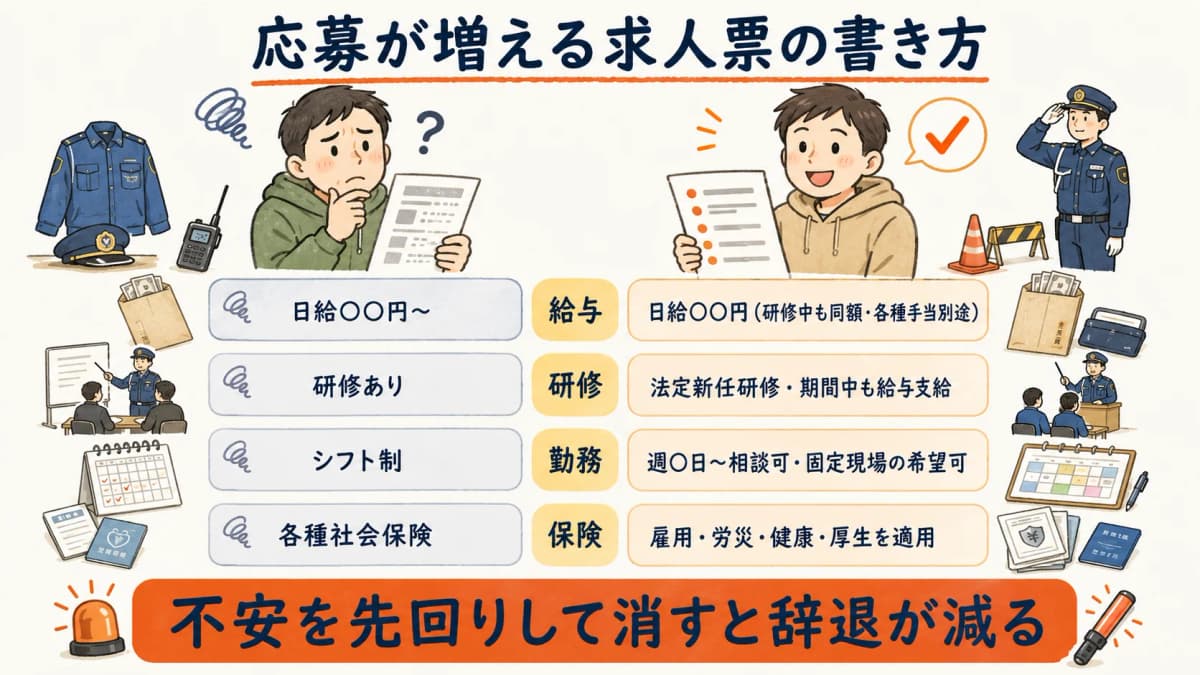 求人票で不安を払拭する具体化のポイント