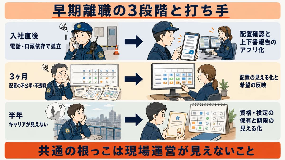 早期離職の3段階と段階別の打ち手