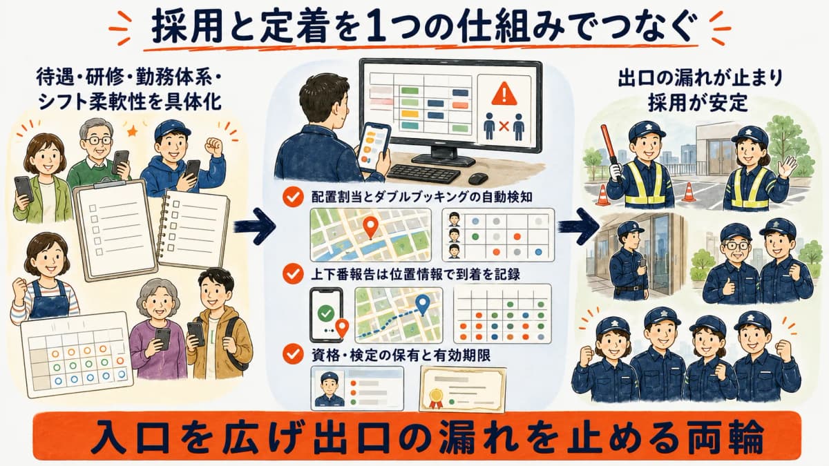 採用と定着を1つの仕組みでつなぐ全体像